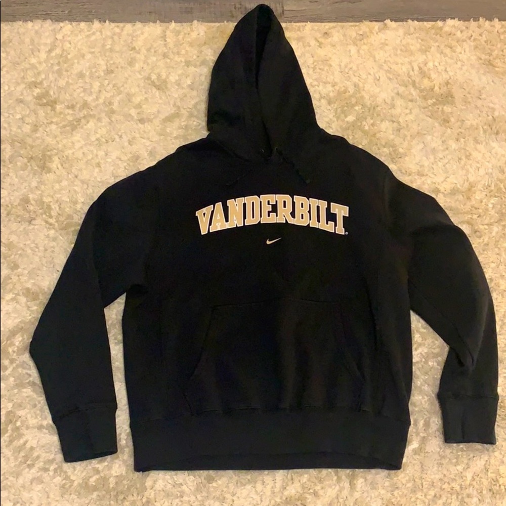 NIKE CENTER SWOOSH HOODIE. VANDERBILT. XL